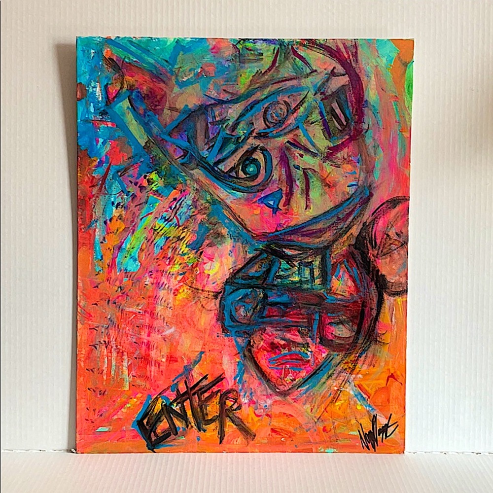 Acrylic painting